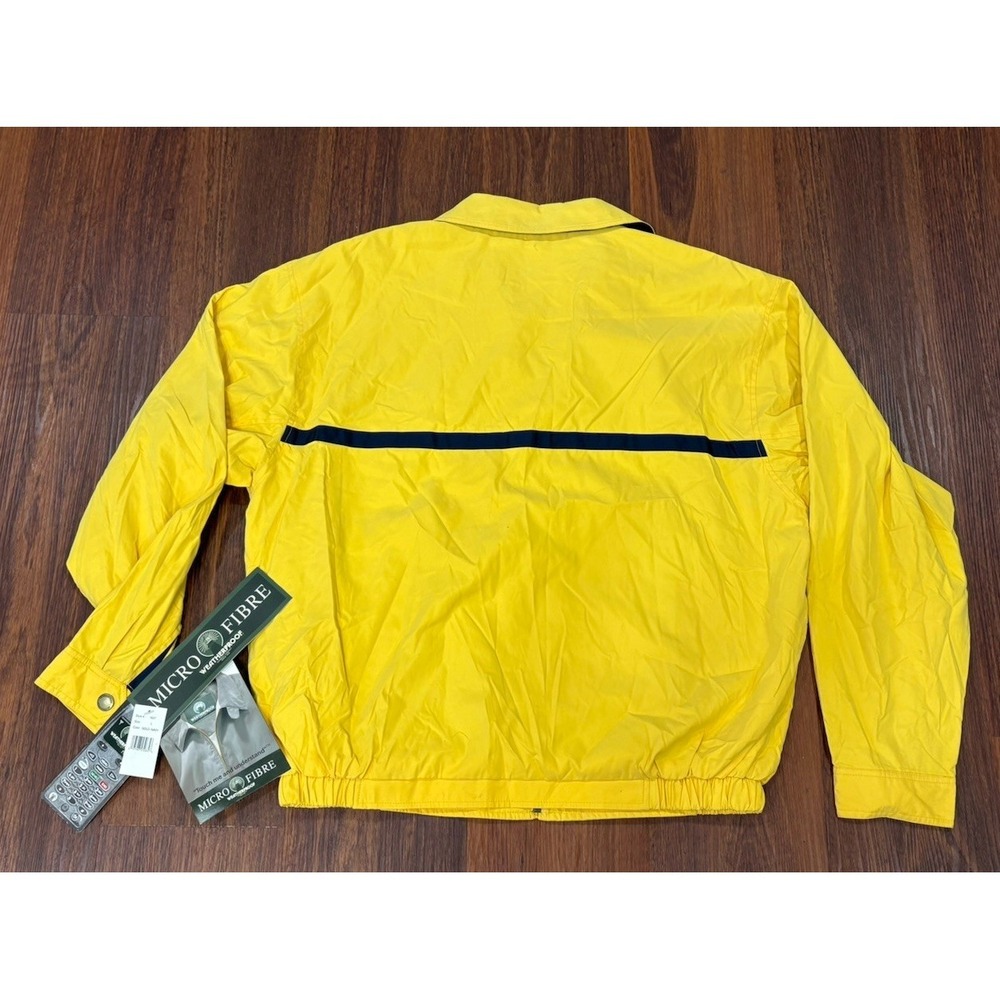 Weatherproof Windbreaker Microfiber Jacket Gold Y… - image 9